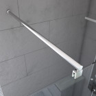 Barre de fixation recoupable pour douche à l'italienne - barre droite 100cm fixation murale - freedom 2 Aurlane - FAC197