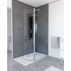 Volet pivotant pour paroi de douche à l'italienne transparent - 40x200cm verre transparent 6mm - freedom 2 pivot Aurlane - FAC248