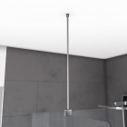 Barre de fixation plafond pour douche à l'italienne - freedom 2 roof - barre de fixation plafond 60cm recoupable