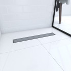 Receveur de douche a carreler 90x90cm recoupable sur mesure avec bonde caniveau pour douche a l italienne - rainy linear 90-90 Aurlane - FAC585