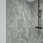 Panneau mural de douche en composite - feuille de pierre et ciment - 90 x 210 cm - ice green 90 Aurlane - FAC691