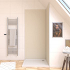 Panneau mural de douche ivoire en aluminium - 90 x 210 cm - wall'it ivoire 90 Aurlane - FAC704
