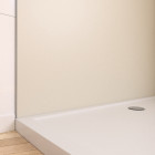Panneau mural de douche ivoire en aluminium - 120 x 210 cm - wall'it ivoire 120 Aurlane - FAC705