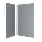 Lot 2 panneaux muraux silver 90 et 120x210 cm - profilés de jonction - wall' it - Couleur de finition au choix