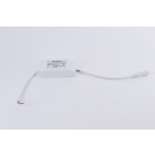 Downlight dalle led extra plate ronde blanc 24w - couleur eclairage : blanc froid 6000k - 8000k