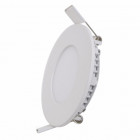 Downlight dalle led extra plate ronde blanc 3w - couleur eclairage : blanc froid 6000k - 8000k