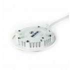 Downlight dalle led extra plate ronde blanc 6w - couleur eclairage : blanc froid 6000k - 8000k