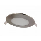 Downlight dalle led extra plate ronde alu 6w - couleur eclairage : blanc froid 6000k - 8000k