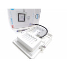 Projecteur led phare détecteur de mouvement crépusculaire ultra slim 20w ip54 - couleur eclairage : blanc froid 6000k - 8000k