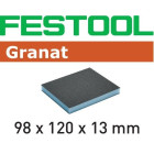 Éponge de ponçage FESTOOL 98x120x13 Grain 60 - Boite de 6 - 201112