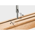 Fraise à rainurer HS queue de 8 mm FESTOOL HS S8 D 5/12 - 490943