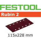 Abrasifs FESTOOL STF 115X228 P220 RU2 - Boite de 50 - 499037