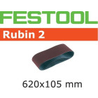 Boite de 10 Bandes abrasives 620 x 105 RU2 FESTOOL - P60 - 499150