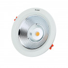 Downlight spot led cob rond 40w ø225mm - couleur eclairage au choix
