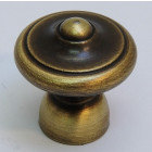 Bouton rustique n270 acier vieux bronze bros - ø30 - 270-a-30-4