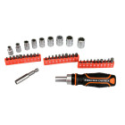 Coffret serrage tournevis porte-embouts, 41 pièces, fidex-800001