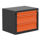Etabli plateau bois épaisseur 40mm 200x75cm avec 3 tiroirs, fidex-810705