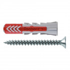 Cheville tous matériaux duopower fischer 10x50 + vis - boite de 25 - 555110