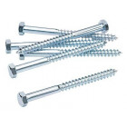 Tirefond lennie - zingué blanc - ø10x60 - boite de 100 - tir1006002b