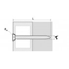 Vis béton tête fraisée 7.5 x 182 mm scell it boîte de 50 - bts75182f