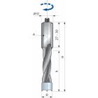 Mèche pour perçages multiples à trous non débouchants FREUD - Ø5 H27/57,5 Q10x27 Z2 - F03FA02103 -PF06MD AA3