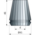 Pince haute précision  ER40 FREUD - Ø20 H46 Plage de serrage 20÷19 - F03FA01673 -MP16M  209