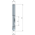Mèche pour défonceuse avec guide pour panneau FREUD - Ø8 H19/75 Q8 Z1 - F03FR01665 -26-10008P