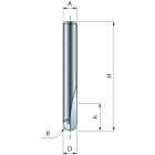 Mèche à bout arrondi FREUD - Ø3,2 H9,5/50,5 Q8 Z2 - F03FR01582 -18-10008P
