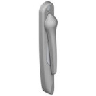 Poignée 20° extérieur saillie réduite croisee ds - gris inox claro - droite - ds5510-d870