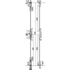 Fermeture d'urgence sevad avec tringle croisee ds - noir 6888 - 8250-0-13