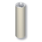 Barreau alu ø 35mm x 3m mm diva x la croisée ds - gris 9006 b3 - ds7301-007