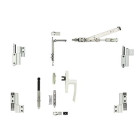 Kit oscillo-battant galicube 2v fapim à crémone nefer midi - compas moyen 402 à 750 mm - blanc 9010 - 1331ff_32