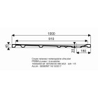 Receveur céramique GEBERIT Renova - 100 x 90 extra-plat à poser/encastrer - 00726900000AG3