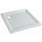 Receveur céramique GEBERIT Bastia - 80 x 80 extra-plat à poser/encastrer - 00721200000001
