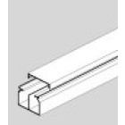 Goulotte Electrique PVC 40x60 mm avec cloison de séparation par 24 mètres