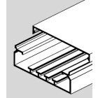Goulotte Electrique PVC 60x200 mm par 8 mètres