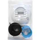 Bouche d extraction cuisine et WC à pile - Pack WC piles - Débit 5 m3/h