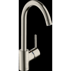 Mitigeur de cuisine HANSGROHE Talis M52 , 1 jet aspect acier inox - 73865800