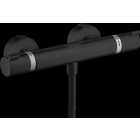 Mitigeur Thermostatique douche HANSGROHE Ecostat  noir mat - 13116670