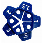 Cales faucille 0-10mm HEKA - 100 pièces - 014744