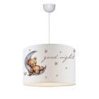 Lustre lampe lumière suspendu suspension rugby pour enfant e27 70 cm motif de nounours helloshop26 03_0007583