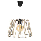 Lustre lampe lumière suspendu suspension e27 hauteur 70 cm noir helloshop26 03_0008817