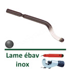 Lames ébavurage Spécial Inox (couleur inox - doré) - Lot de 5