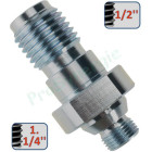 Adaptateur couronne de carotteuse Mâle 1.1/4 - Mâle 1/2´´