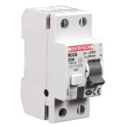 Interrupteur Différentiel Type AC 2 Pôles 63A 30mA avec agrément NF