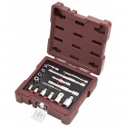 Coffret de douille et accessoires pro-line 1/4 1/2 3/8 kraftwerk - 15 pièces - 204.201.900