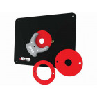 Plaque d'insertion de la table de fraisage de précision KREG avec bagues de nivellement (non pré-percées) - PRS4038