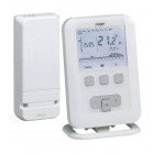 Kit thermostat ambiance programmable digital radio chauffe eau chaude 7j avec récepteur mural à piles hager ek560