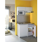 Moderna kitchenette complète cadette 120x60 blanc mélaminé