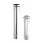 Conduit droit Apollo Pellets - Lg 330 mm - finition : inox